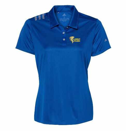 E.L. Crossley Adidas 3 stripe Polo Lady Fit spiritwear356