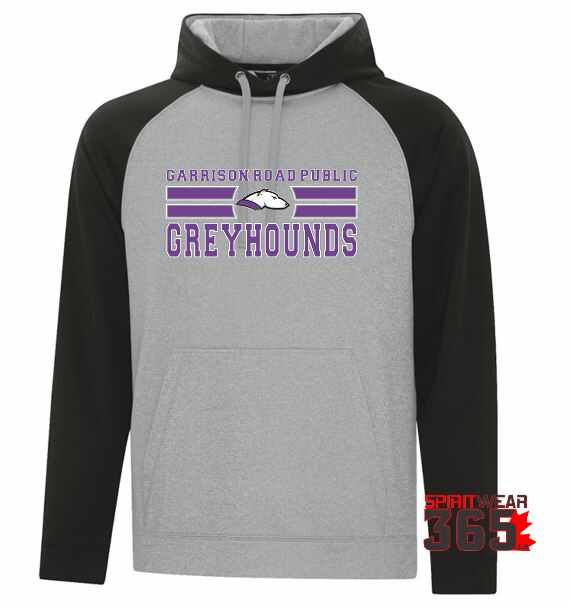 Garrison Road Youth Performance 2 Tone Hoody spiritwear356