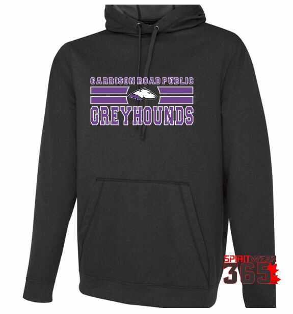 Garrison Road Youth Solid Performance Hoody spiritwear356