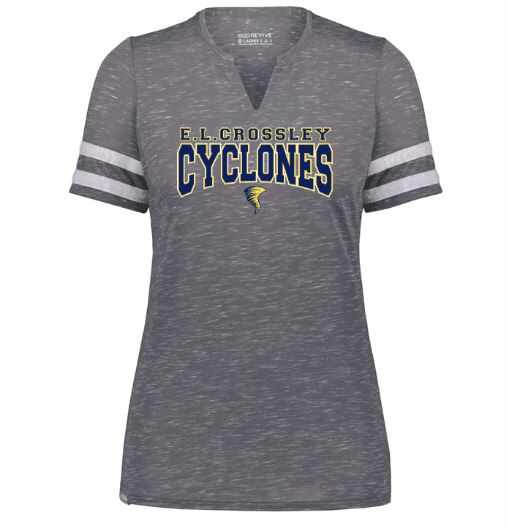 E.L. Crossley Premium Fitted V Neck Heather T Shirt spiritwear356