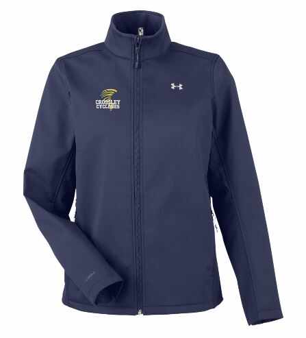 E.L. Crossley Adidas 3 stripe full zip Jacket Lady spiritwear356