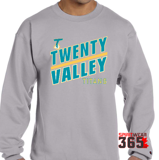 Twenty Valley Adult  Champion Crew Neck spiritwear356