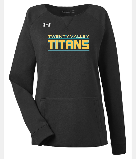 Twenty Valley Adult Under Armour Lady Crew Neck spiritwear356