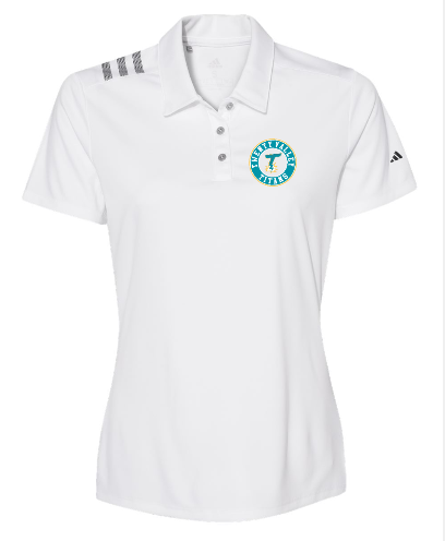 Twenty Valley  Adult Adidas 3 stripe Polo Lady Fit spiritwear356