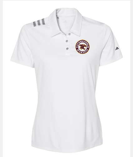 Victoria Adidas 3 stripe Polo Lady Fit spiritwear356