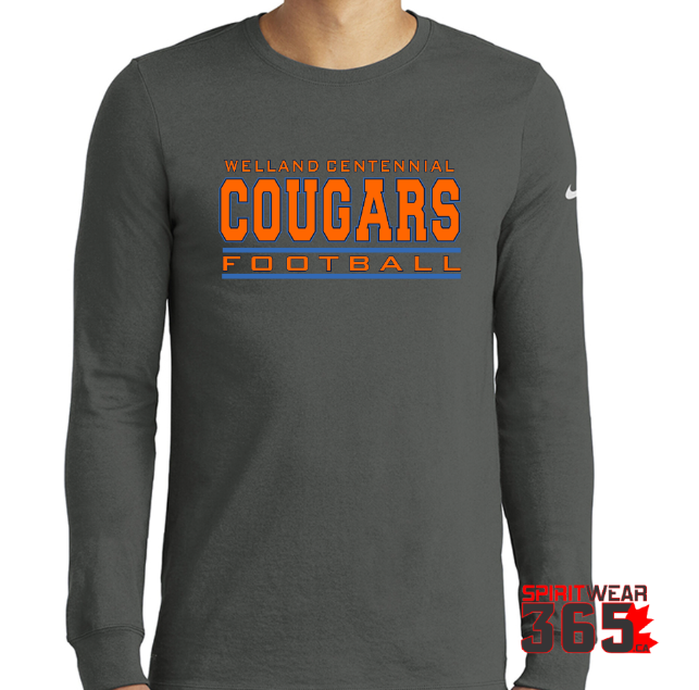 Welland Centennial Football Nike Long Sleeve T-Shirt