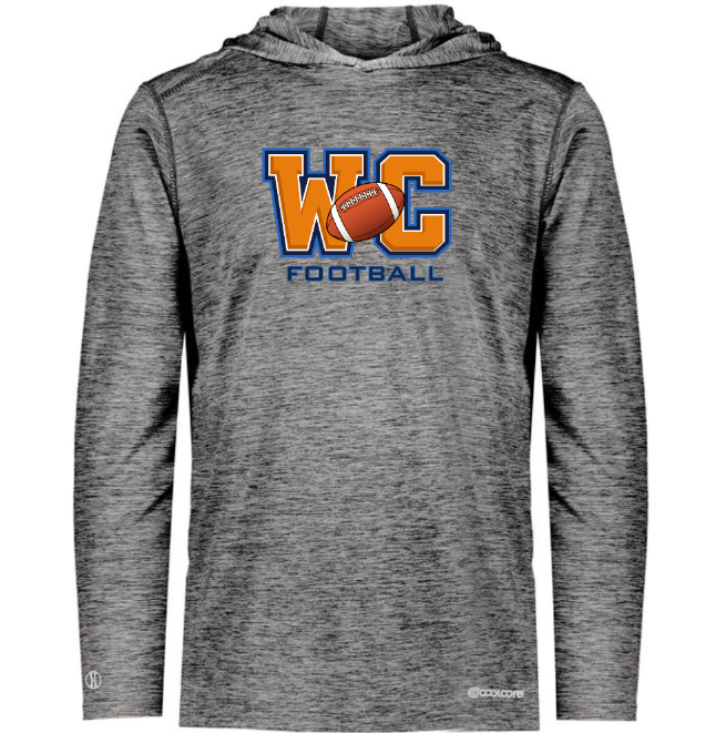 Welland Centennial Football Unisex Hooded Long Sleeve T Shirt