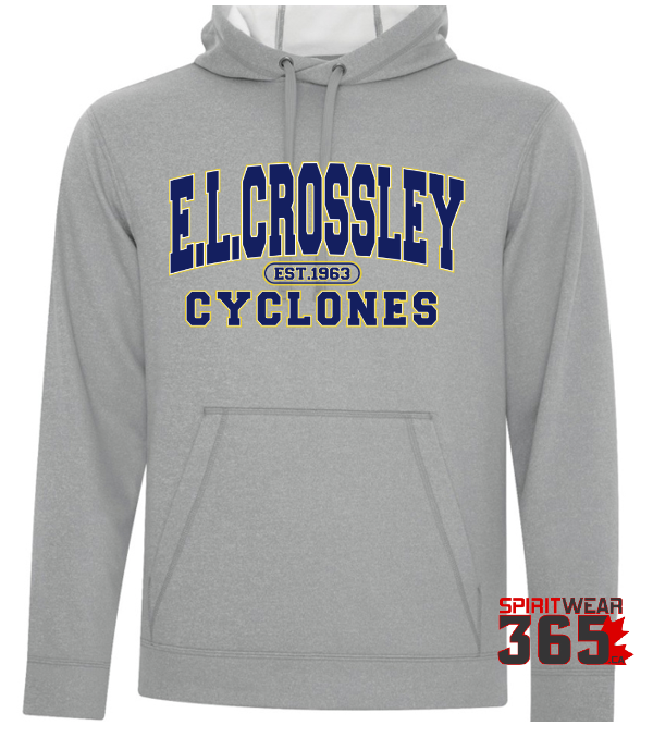 E.L. Crossley Solid Performance Hoody spiritwear356