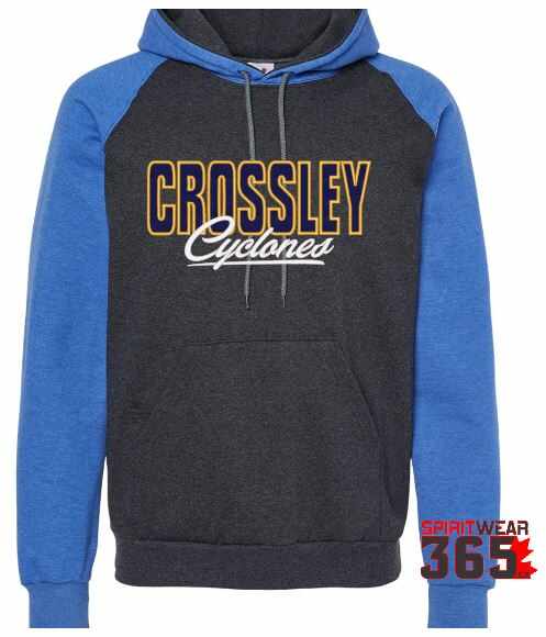 E.L. Crossley Premium Raglan Hoody spiritwear356