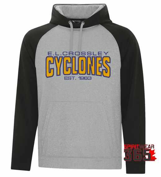 E.L. Crossley Performance Solid 2 Tone Hoody spiritwear356