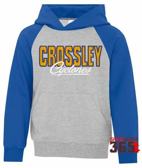 E.L. Crossley Traditional 2 Tone Hoody spiritwear356