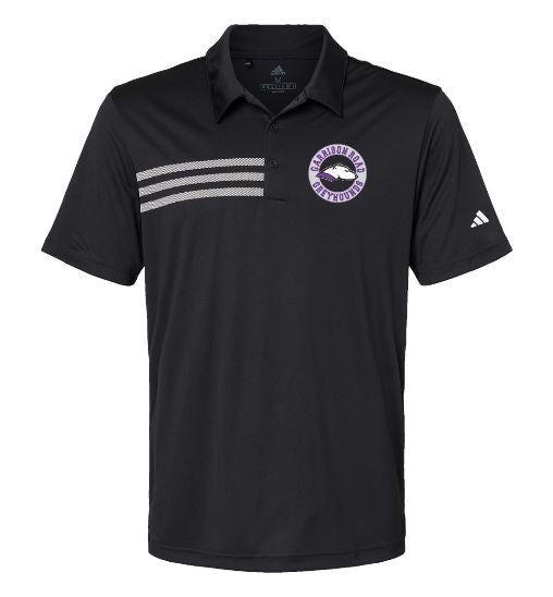 Garrison Road Adidas 3 stripe Polo Unisex