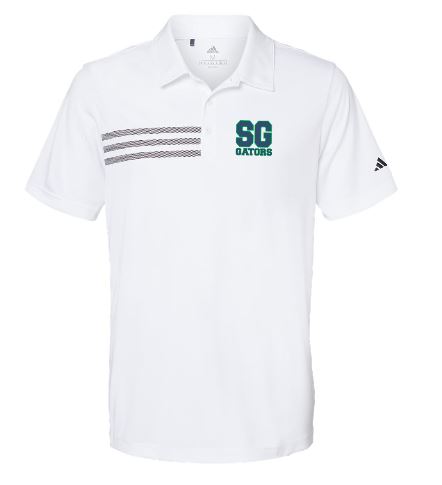 Senator Gibson  Adult Adidas 3 stripe Polo Unisex