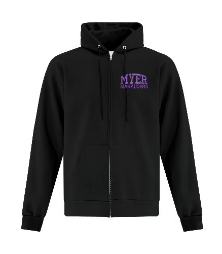 Myer Traditional Full Zip Hoodie