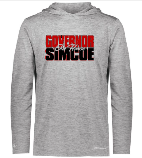 Governor Simcoe Unisex Hooded Long Sleeve T Shirt