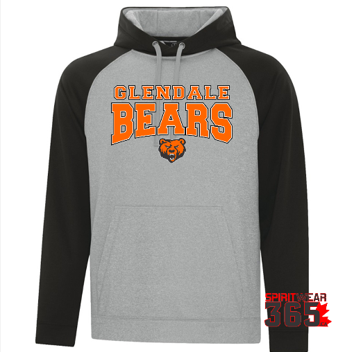 Glendale Performance Solid 2 Tone Hoodie