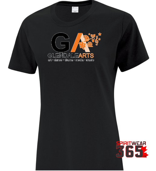 Glendale Arts Traditional Fitted T Shirt (Lady)