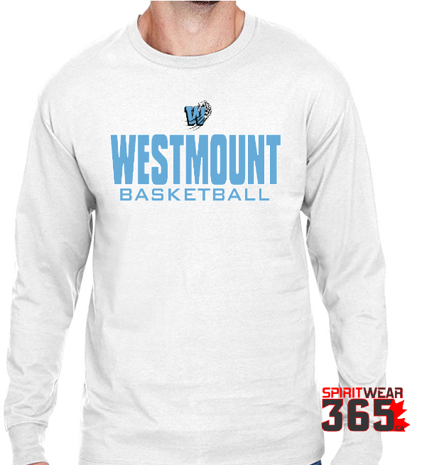 WESTMOUNT Basketball Champion Long Sleeve T Shirt