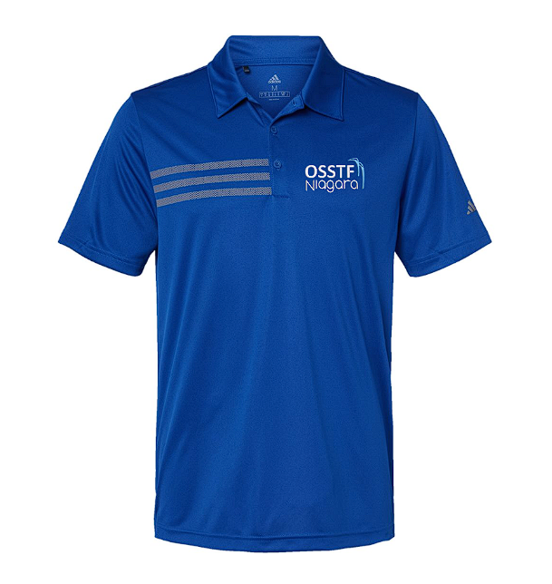 osstf D22 Adidas 3 stripe Polo Unisex