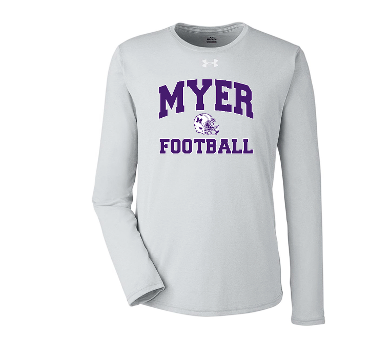 Myer Football Under Armour Long Sleeve Unisex T Shirt