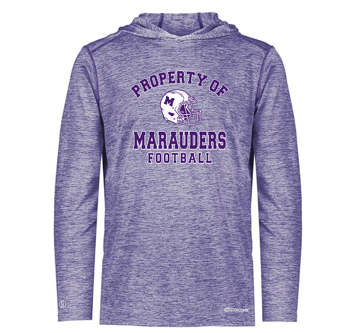 Myer Football Unisex Hooded Long Sleeve T Shirt
