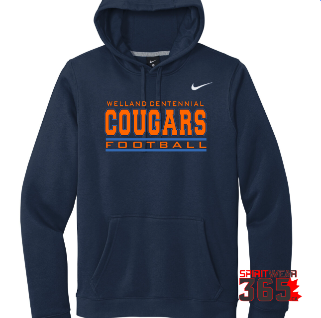 Welland Centennial basketball Nike Hoody