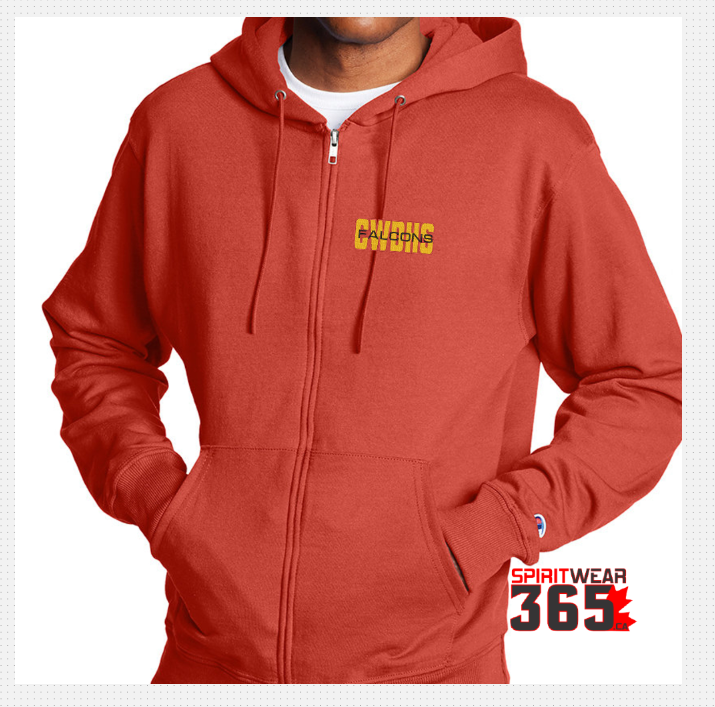 CWDHS Champion Full Zip Hoodie