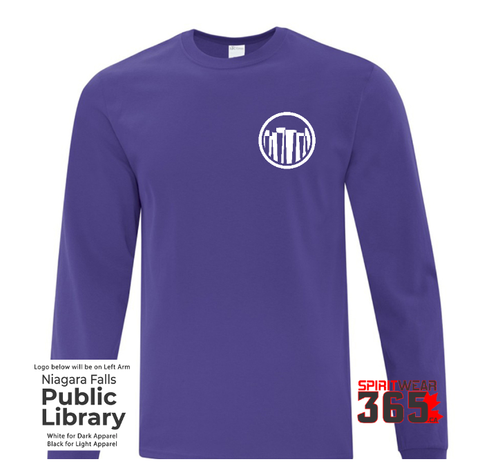 NF Library Traditional Long Sleeve T Shirt Circle