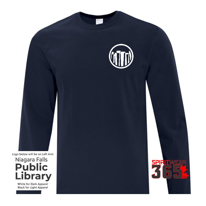 NF Library Traditional Long Sleeve T Shirt Circle