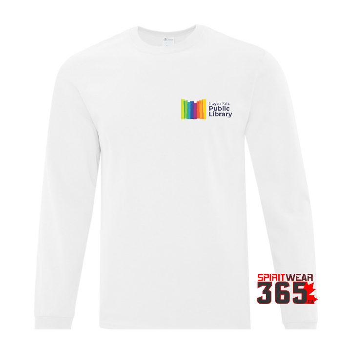 NF Library Traditional Long Sleeve T Shirt White