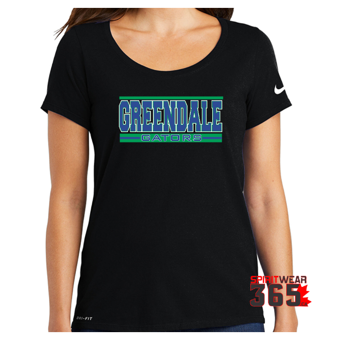 Greendale Adult Nike fitted (Lady) dry-fit T-Shirt