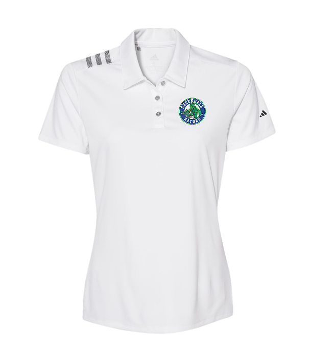 Greendale  Adult Adidas 3 stripe Polo Lady Fit