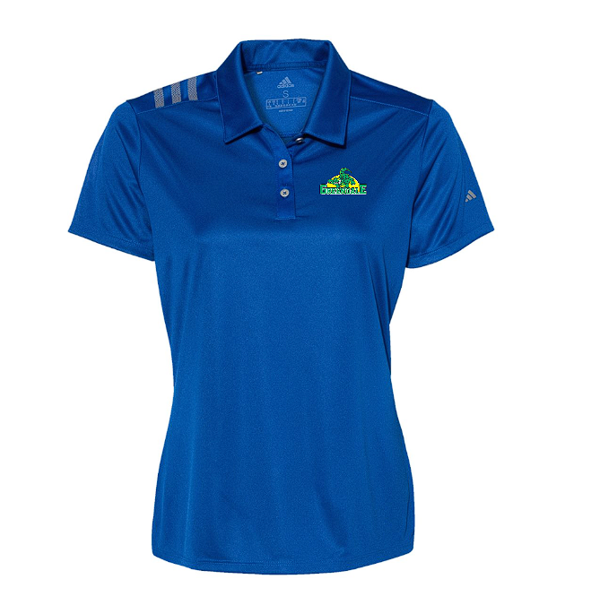Greendale  Adult Adidas 3 stripe Polo Lady Fit