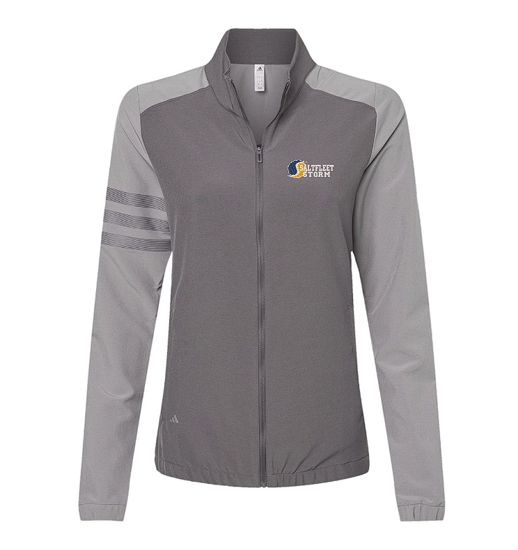 saltfleet Adidas 3 stripe full zip Jacket Lady