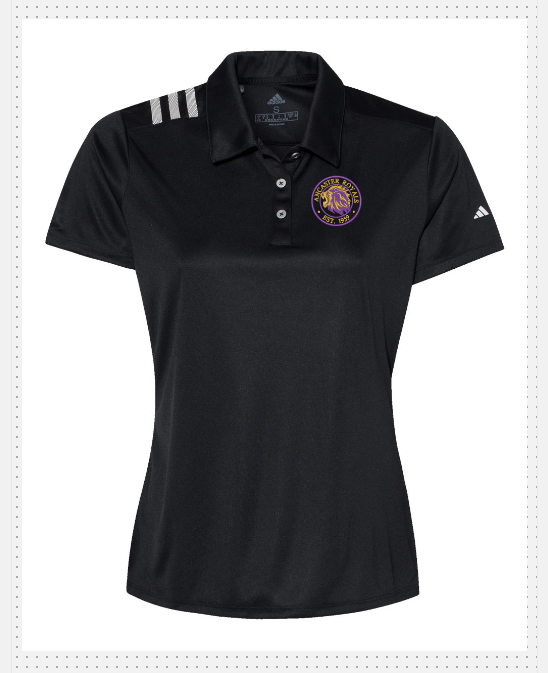 Ancaster Adidas 3 stripe Polo Lady Fit