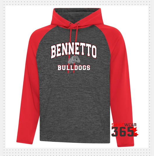 Bennetto  Adult Performance 2 Tone Hoody
