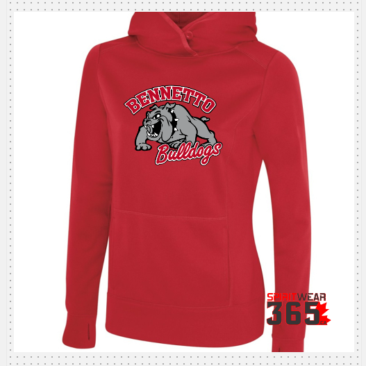 Bennetto Adult  Performance Fitted Hoody