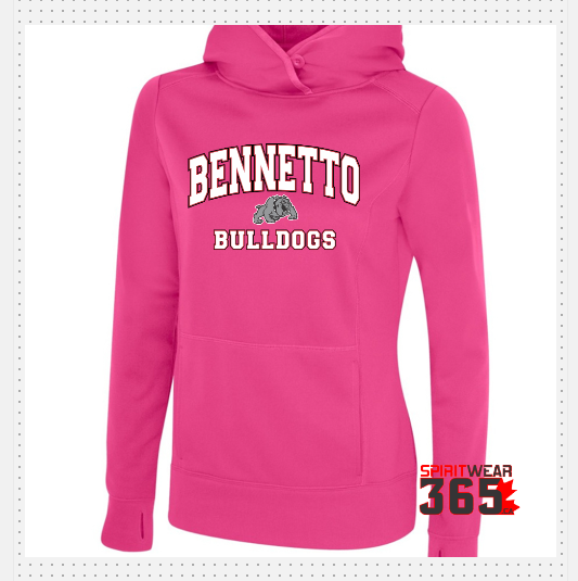 Bennetto Adult  Performance Fitted Hoody