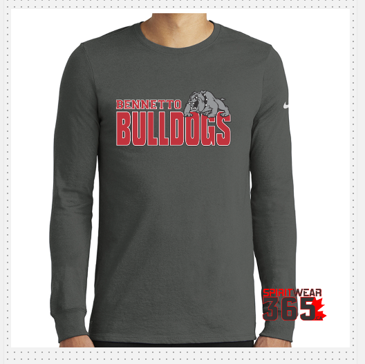Bennetto Adult Nike Dry Fit Long Sleeve T-Shirt