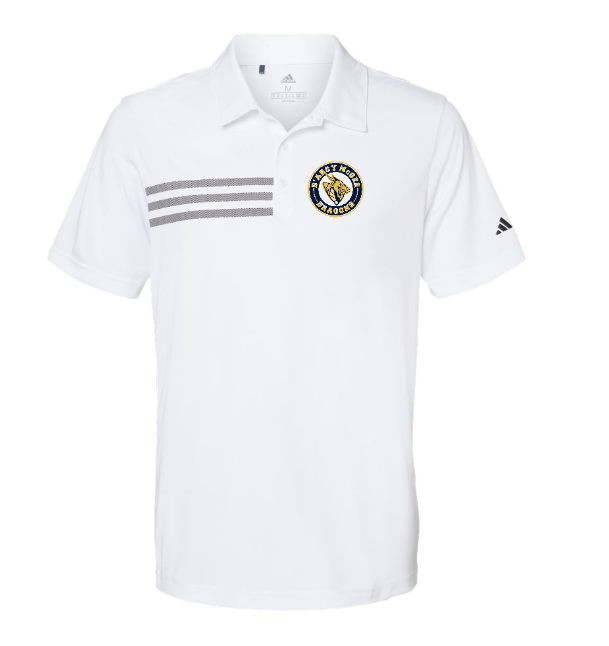 Darcy McGee  Adult Adidas 3 stripe Polo Unisex