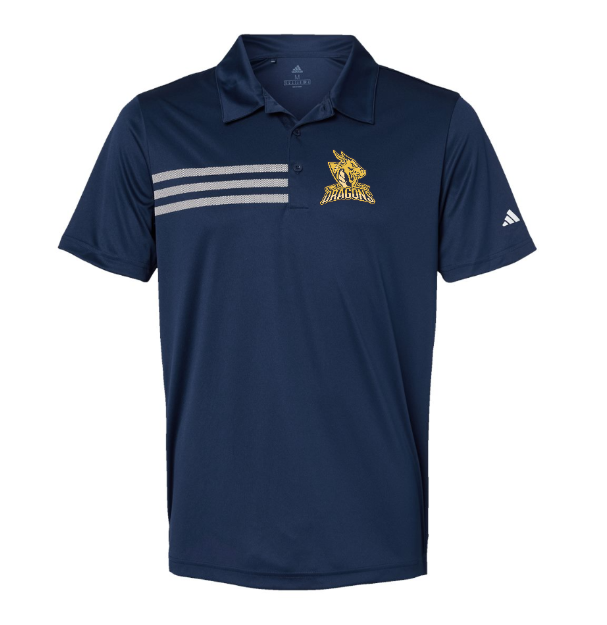 Darcy McGee  Adult Adidas 3 stripe Polo Unisex