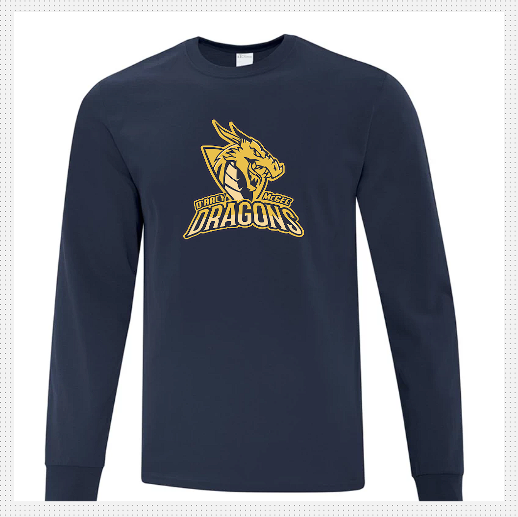 Darcy McGee  Adult Traditional Long Sleeve T Shirt