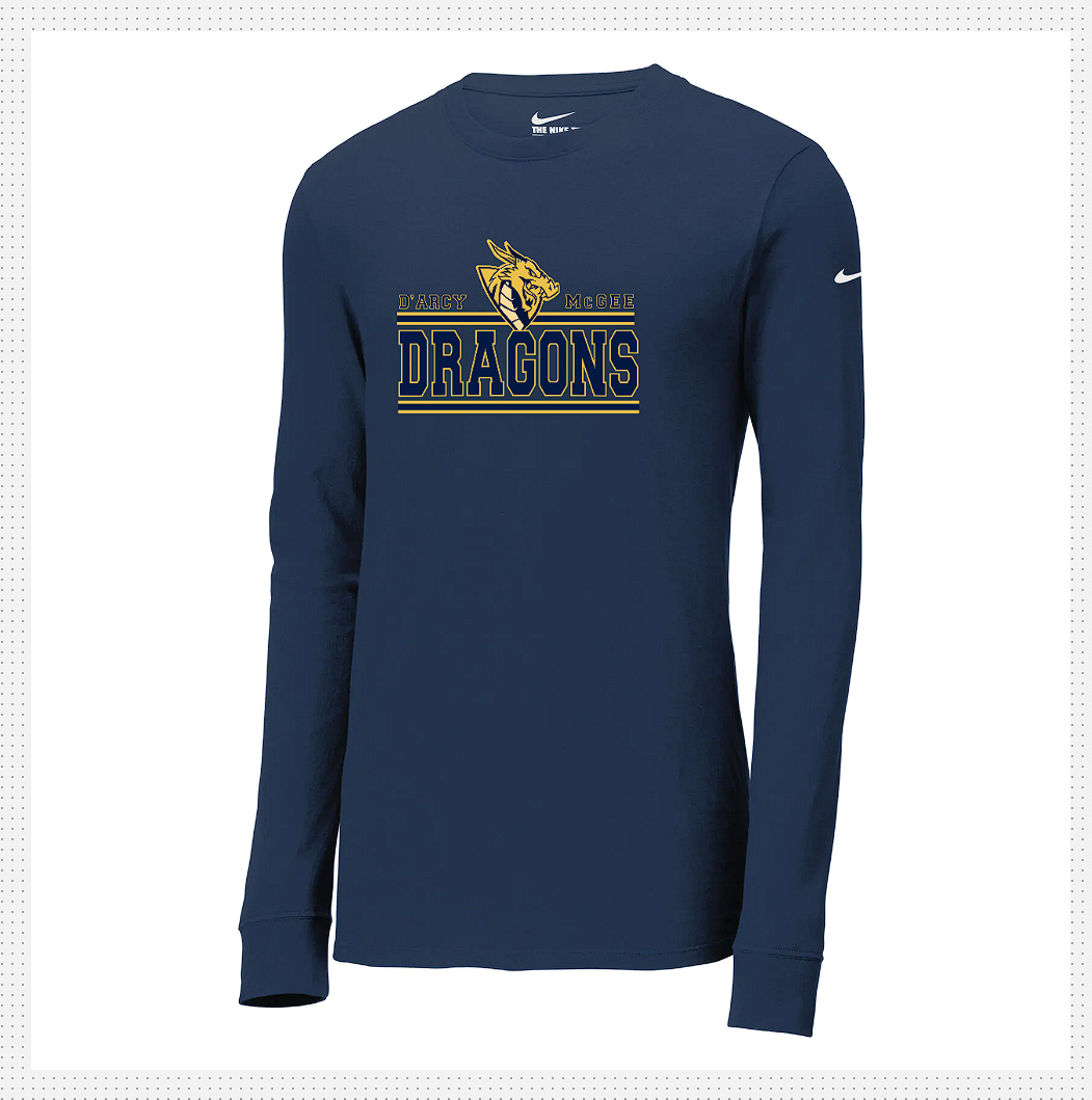 Darcy McGee Adult Nike Dry Fit Long Sleeve T-Shirt