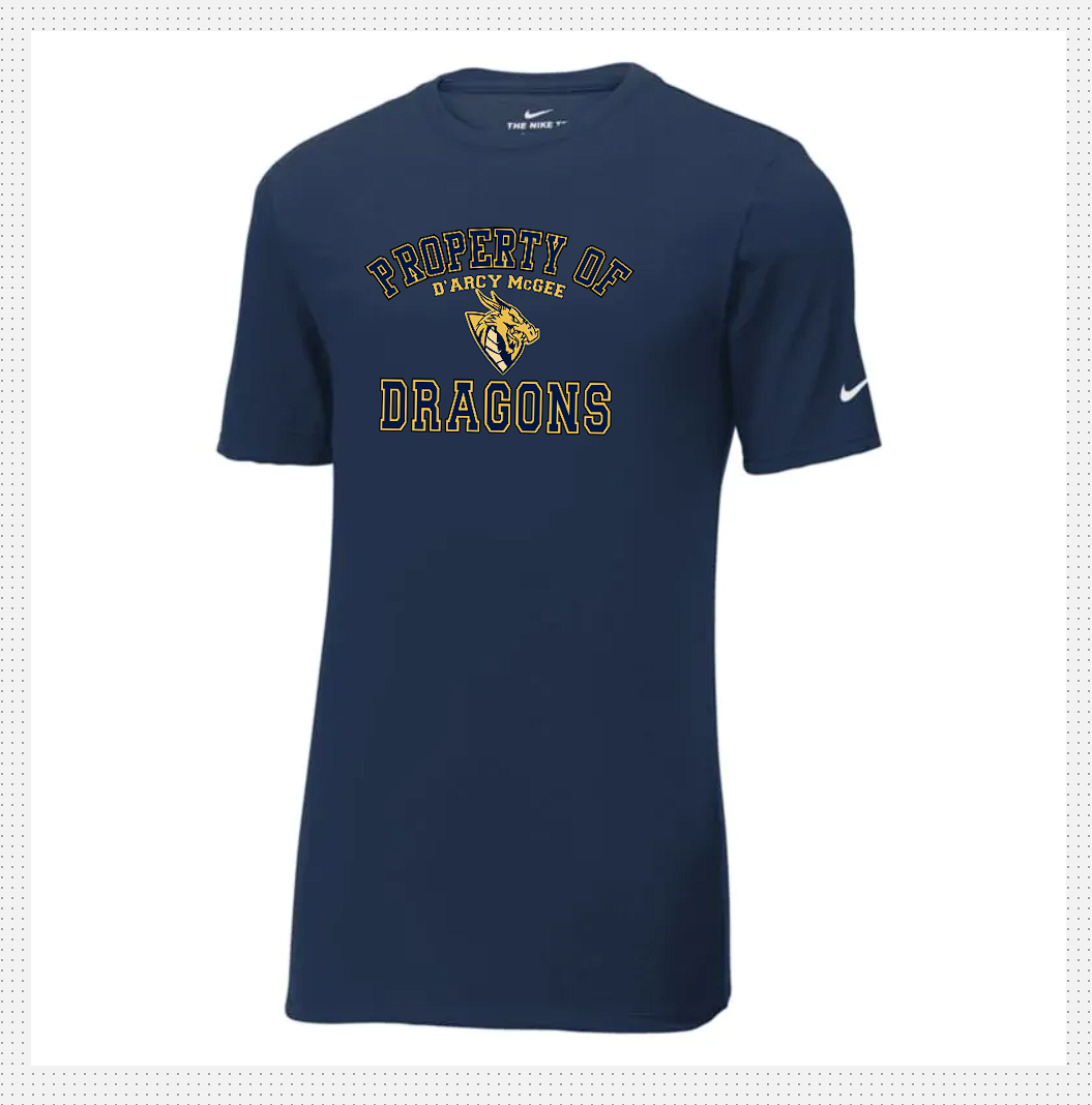 Darcy McGee Adult Nike dry-fit T Shirt