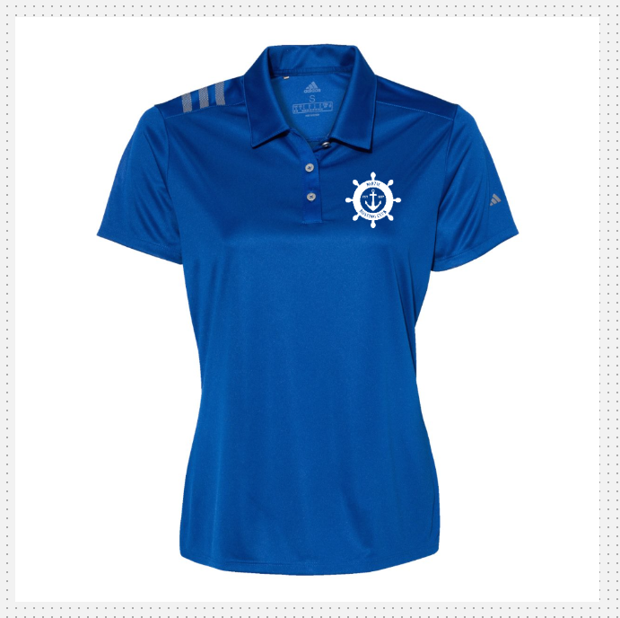 BBC  Adult Adidas 3 stripe Polo Lady Fit