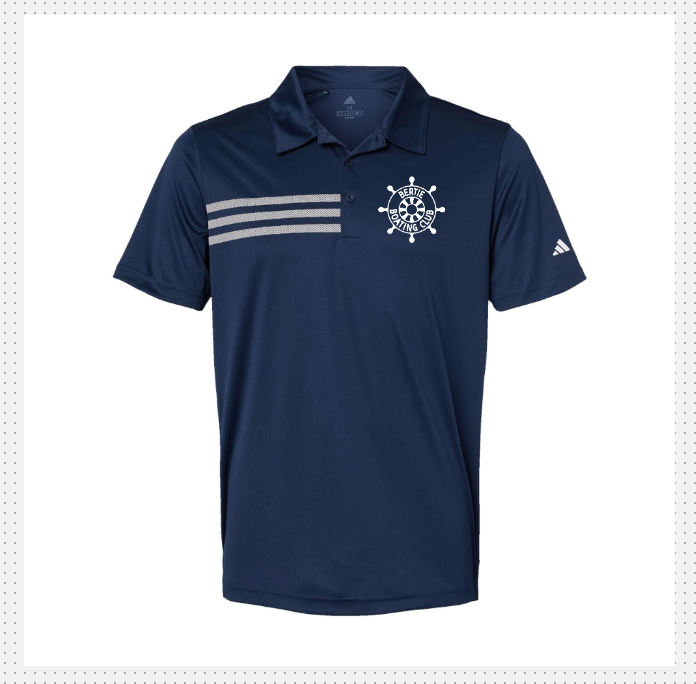 BBC  Adult Adidas 3 stripe Polo Unisex