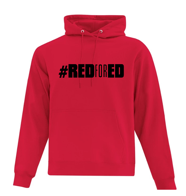 OSSTF Red for Ed Hoodies