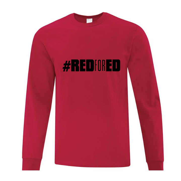 OSSTF Red for Ed Long Sleeve