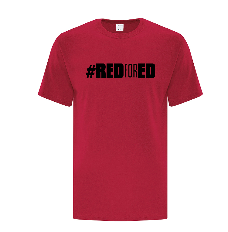 OSSTF Red for ED Traditional T