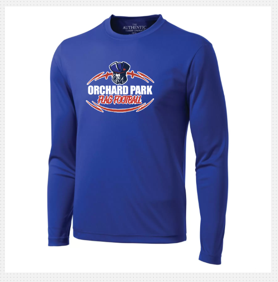 Orchard Park Flag Football Dry Fit Long Sleeve